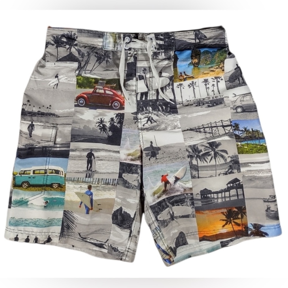 Joe Boxer Surfer Print Board Shorts XL EUC